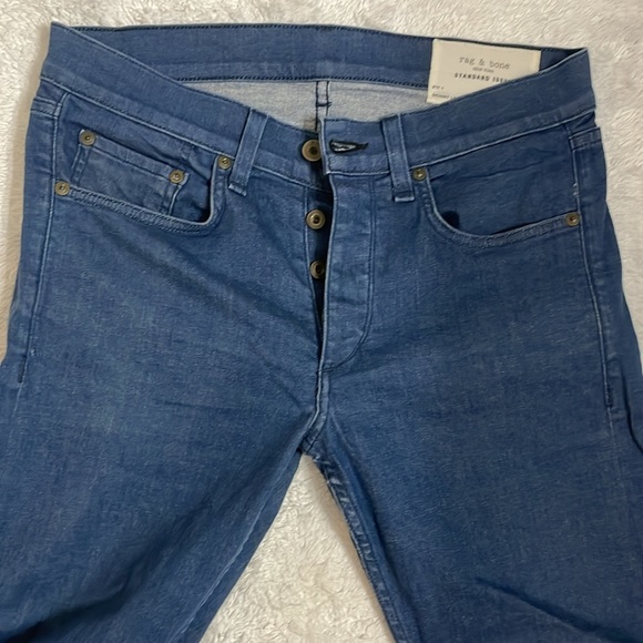 EUC rag & bone New York std issue fit 1 skinny leg size 30 Rochester blue - Picture 3 of 4